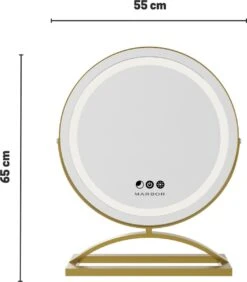 Marbor Make Up Spiegel Met LED Verlichting - Goud - Hollywood Mirror 11 Marbor Make Up Spiegel Met LED Verlichting - Goud - Hollywood Mirror -Max Factor Verkoop 1052x1200