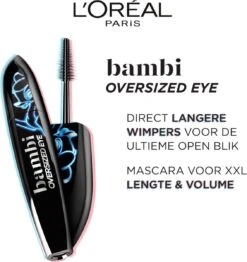 L’Oréal Paris Bambi XXL Oversized Eye Mascara - Zwart - Volume & Lengte Mascara - 8.9ml 12 L’Oréal Paris Bambi XXL Oversized Eye Mascara - Zwart - Volume & Lengte Mascara - 8.9ml -Max Factor Verkoop 1132x1200