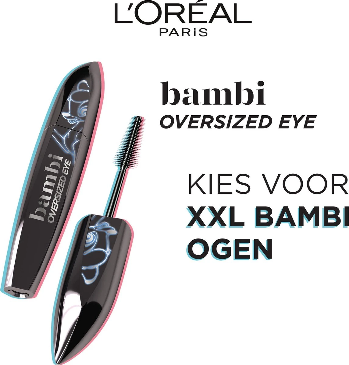 L’Oréal Paris Bambi XXL Oversized Eye Mascara - Zwart - Volume & Lengte Mascara - 8.9ml 5 L’Oréal Paris Bambi XXL Oversized Eye Mascara - Zwart - Volume & Lengte Mascara - 8.9ml - Afbeelding 5