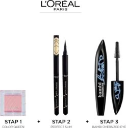 L’Oréal Paris Bambi XXL Oversized Eye Mascara - Zwart - Volume & Lengte Mascara - 8.9ml 15 L’Oréal Paris Bambi XXL Oversized Eye Mascara - Zwart - Volume & Lengte Mascara - 8.9ml -Max Factor Verkoop 1185x1200
