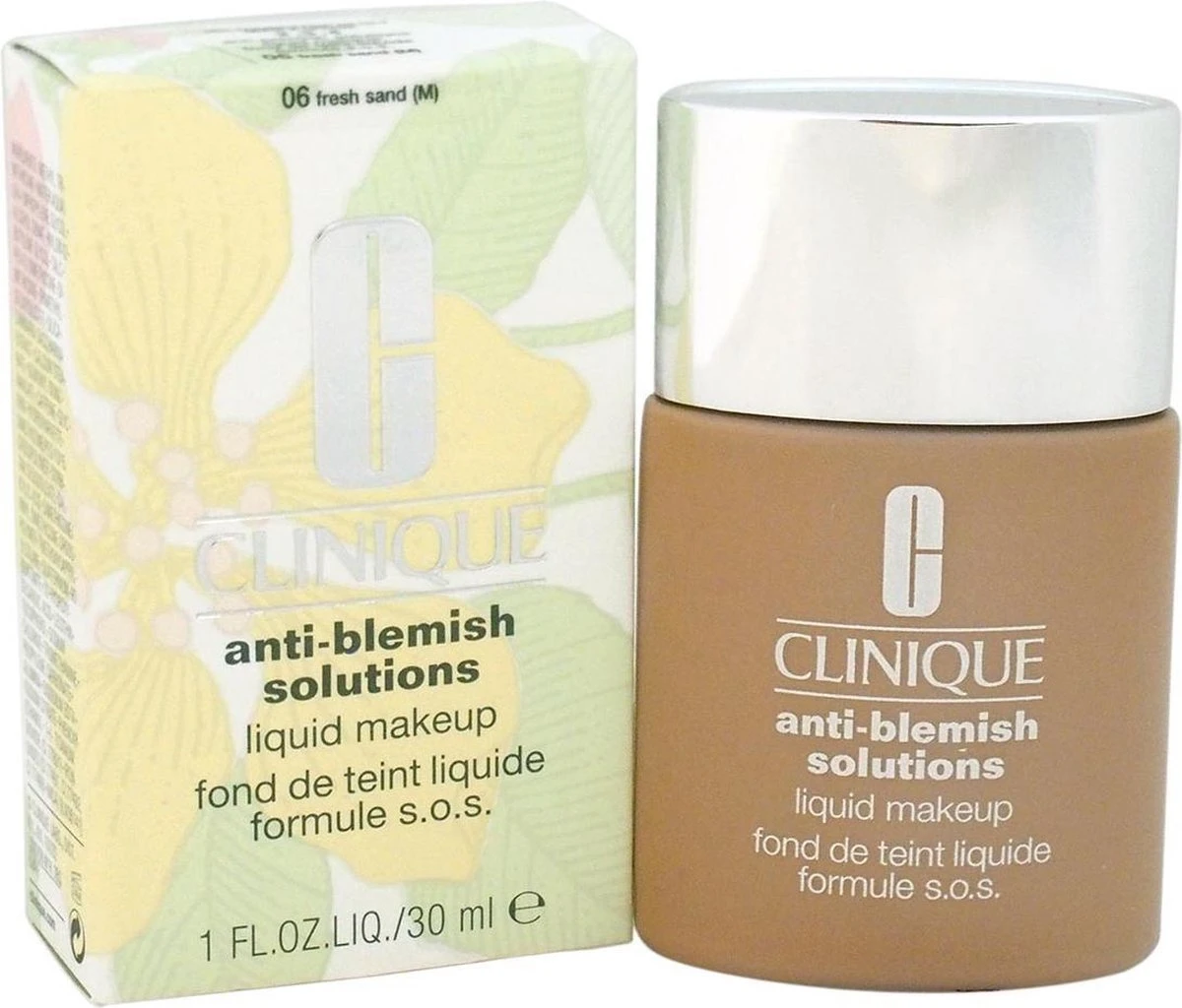 Clinique Anti Blemish Solutions Liquid Foundationl - 06 Fresh Sand 6 Clinique Anti Blemish Solutions Liquid Foundationl - 06 Fresh Sand - Afbeelding 6