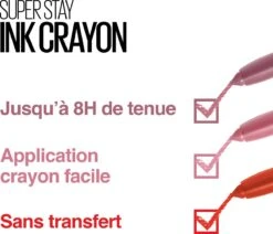 Maybelline SuperStay Ink Crayon Matte Lippenstift - 35 Treat Yourself - Roze -14 Gr 39 Maybelline SuperStay Ink Crayon Matte Lippenstift - 35 Treat Yourself - Roze -14 Gr -Max Factor Verkoop 1200x1031