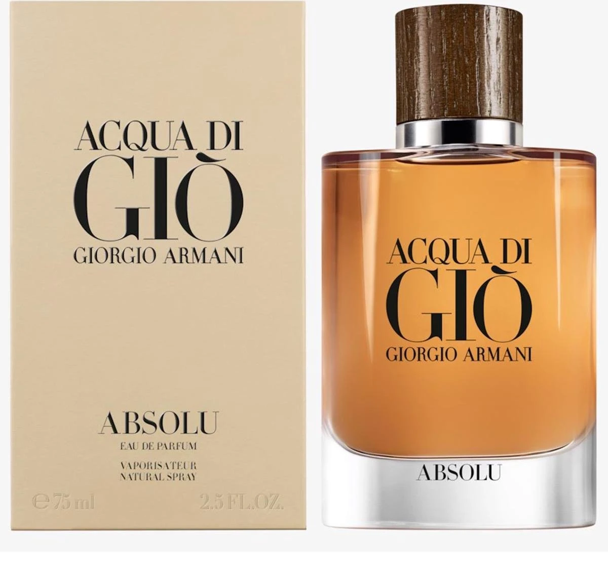 Giorgio Armani Acqua Di Gio Absolu 75ml - Eau De Parfum - Herenparfum 1 Giorgio Armani Acqua Di Gio Absolu 75ml - Eau De Parfum - Herenparfum
