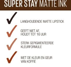 Maybelline SuperStay Matte Ink Lipstick - 260 Hazelnut Hypnotizer - Nude Lippenstift - 5 Ml 23 Maybelline SuperStay Matte Ink Lipstick - 260 Hazelnut Hypnotizer - Nude Lippenstift - 5 Ml -Max Factor Verkoop 1200x1135 3