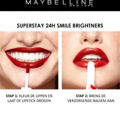 Maybelline SuperStay 24H Smile Brighters Lippenstift - 860 Crisp Magenta - Roze - Langhoudend 17 Maybelline SuperStay 24H Smile Brighters Lippenstift - 860 Crisp Magenta - Roze - Langhoudend -Max Factor Verkoop 1200x1150