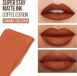 Maybelline SuperStay Matte Ink Lipstick Coffee Collection Limited Edition - 265 Caramel Collector - Nude Lippenstift - 5 Ml 18 Maybelline SuperStay Matte Ink Lipstick Coffee Collection Limited Edition - 265 Caramel Collector - Nude Lippenstift - 5 Ml -Max Factor Verkoop 1200x1192 1