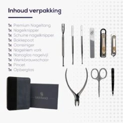 Skeraxo 8-delige Luxe Verschillende Tools - Professioneel Manicure Set & Pedicureset Met Nagelvijl & Nageltang – Behandeling Nagels En Huid 20 Skeraxo 8-delige Luxe Verschillende Tools - Professioneel Manicure Set & Pedicureset Met Nagelvijl & Nageltang – Behandeling Nagels En Huid -Max Factor Verkoop 1200x1197 8