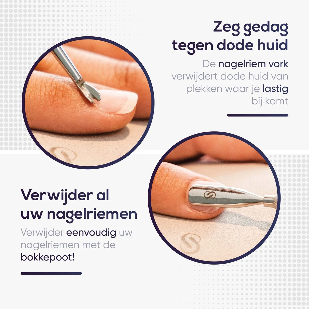 Skeraxo 8-delige Luxe Verschillende Tools - Professioneel Manicure Set & Pedicureset Met Nagelvijl & Nageltang – Behandeling Nagels En Huid 15 Skeraxo 8-delige Luxe Verschillende Tools - Professioneel Manicure Set & Pedicureset Met Nagelvijl & Nageltang – Behandeling Nagels En Huid - Afbeelding 15