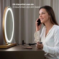Nuvoo Make-up Spiegel - Visagie Spiegel - Hollywood Spiegel - Diameter 50cm - 3 Licht Tinten - Dimbaar - USB Telefoonoplader - Goud 18 Nuvoo Make-up Spiegel - Visagie Spiegel - Hollywood Spiegel - Diameter 50cm - 3 Licht Tinten - Dimbaar - USB Telefoonoplader - Goud -Max Factor Verkoop 1200x1200 129