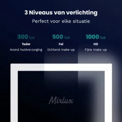 Mirlux Hollywood Spiegel Met Verlichting - Make Up - Visagie - Dimbaar LED Lampen Licht - Zwart 12 Mirlux Hollywood Spiegel Met Verlichting - Make Up - Visagie - Dimbaar LED Lampen Licht - Zwart -Max Factor Verkoop 1200x1200 179