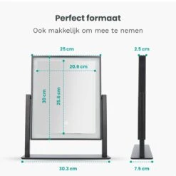 Mirlux Hollywood Spiegel Met Verlichting - Make Up - Visagie - Dimbaar LED Lampen Licht - Zwart 13 Mirlux Hollywood Spiegel Met Verlichting - Make Up - Visagie - Dimbaar LED Lampen Licht - Zwart -Max Factor Verkoop 1200x1200 180