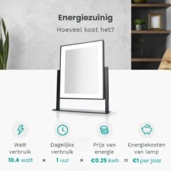 Mirlux Hollywood Spiegel Met Verlichting - Make Up - Visagie - Dimbaar LED Lampen Licht - Zwart 16 Mirlux Hollywood Spiegel Met Verlichting - Make Up - Visagie - Dimbaar LED Lampen Licht - Zwart -Max Factor Verkoop 1200x1200 183