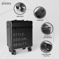 PIXMY® - MT130-S - Make Up Koffer - Cosmetica Koffer - DESIGN 19 PIXMY® - MT130-S - Make Up Koffer - Cosmetica Koffer - DESIGN -Max Factor Verkoop 1200x1200 195