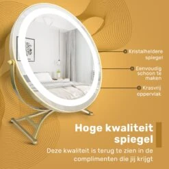 Great's® Make Up Spiegel Met LED Verlichting - ⌀ 40cm - Visagie Spiegel Rond - Extra Close Up Spiegeltje 10x - Goud 12 Great's® Make Up Spiegel Met LED Verlichting - ⌀ 40cm - Visagie Spiegel Rond - Extra Close Up Spiegeltje 10x - Goud -Max Factor Verkoop 1200x1200 52