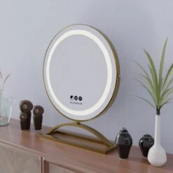 Marbor Make Up Spiegel Met LED Verlichting - Goud - Hollywood Mirror 10 Marbor Make Up Spiegel Met LED Verlichting - Goud - Hollywood Mirror -Max Factor Verkoop 1200x1200 68