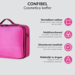 Cosmetica Koffer - Make-up Koffer Met Verstelbare Vakken - Visagie En Nagelstyliste Beauty Koffer - 40x30x14CM - Roze 20 Cosmetica Koffer - Make-up Koffer Met Verstelbare Vakken - Visagie En Nagelstyliste Beauty Koffer - 40x30x14CM - Roze -Max Factor Verkoop 1200x1200 94