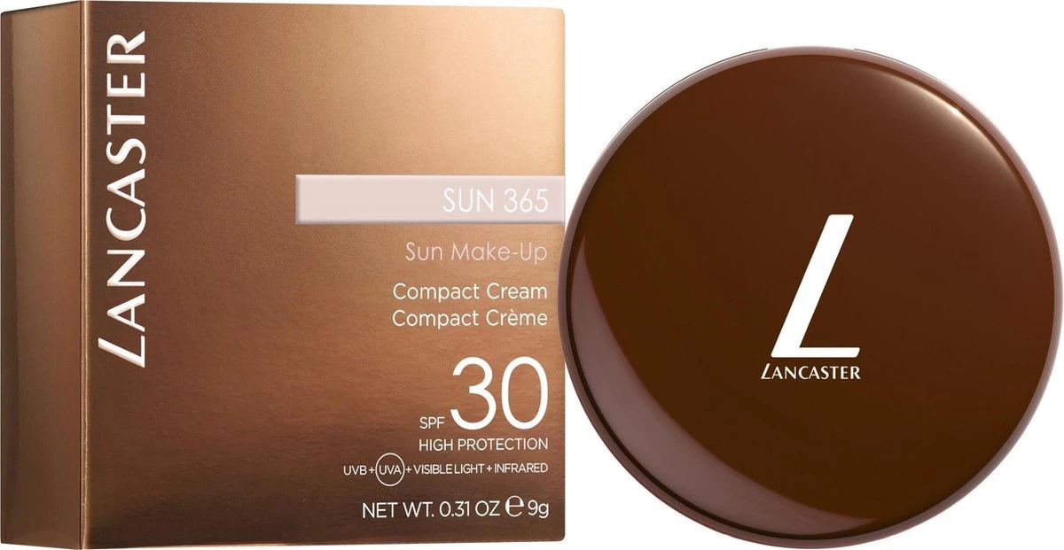 Lancaster Sun 365 Compact Bronzing Creme SPF 30 - 03 Golden Glow - 10 G 3 Lancaster Sun 365 Compact Bronzing Creme SPF 30 - 03 Golden Glow - 10 G - Afbeelding 3