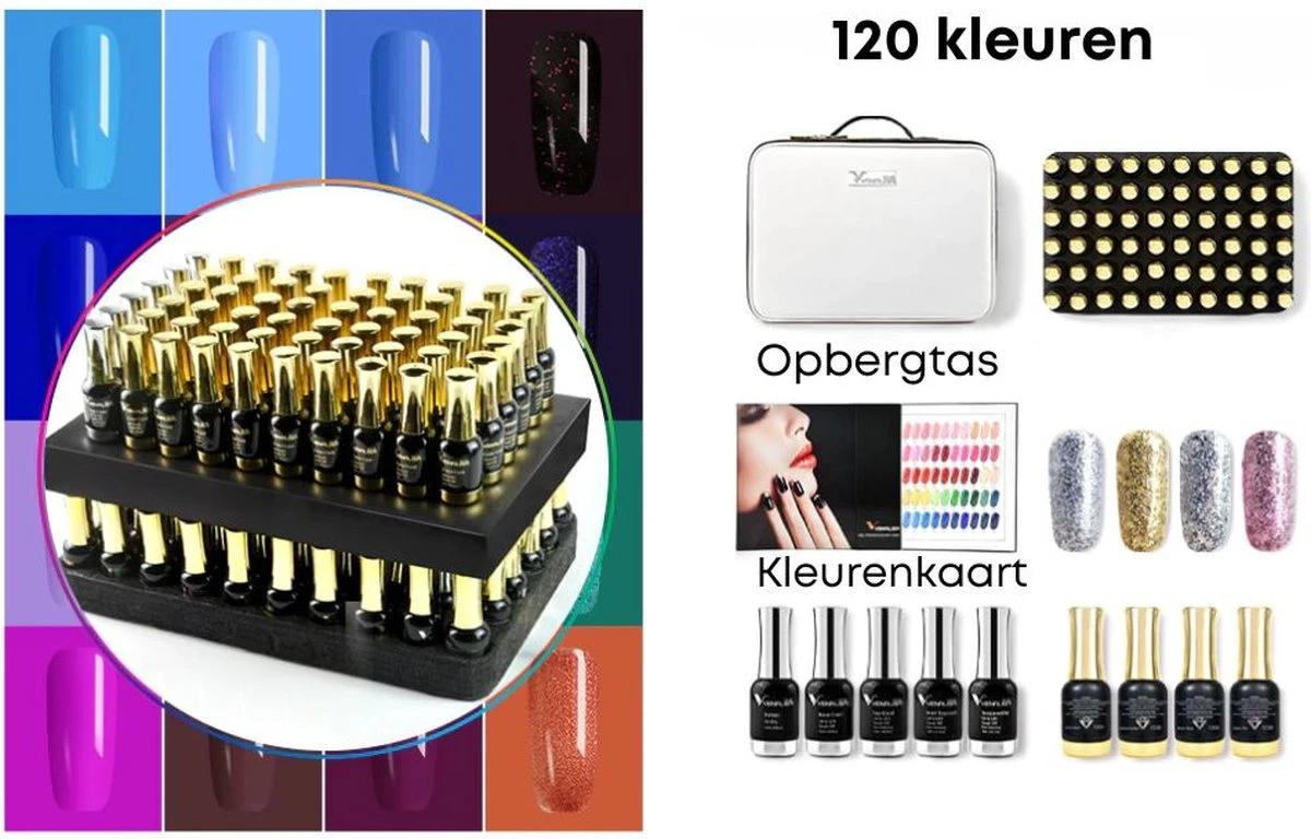 Venalisa 120 Set | 12ml Per Stuk | Professionele Set | Gellak Nagellak | Inclusief Koffer | Polygel | Polygel Kleuren | Polygel Nagels | Polygel Kit 6 Venalisa 120 Set | 12ml Per Stuk | Professionele Set | Gellak Nagellak | Inclusief Koffer | Polygel | Polygel Kleuren | Polygel Nagels | Polygel Kit - Afbeelding 6