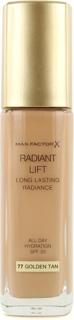 Max Factor Radiant Lift FD - 77 Golden Tan 18 Max Factor Radiant Lift FD - 77 Golden Tan -Max Factor Verkoop 279x1200 4