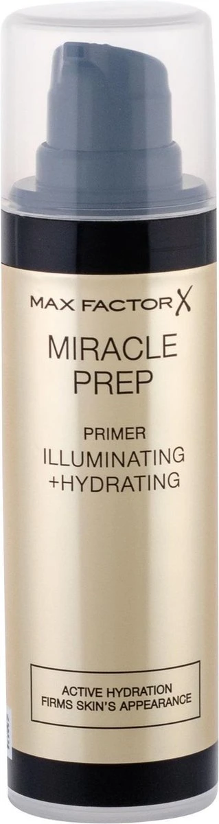 Max Factor Miracle Prep Primer Illuminating & Hydrating - 000 Transparant - 30 Ml 6 Max Factor Miracle Prep Primer Illuminating & Hydrating - 000 Transparant - 30 Ml - Afbeelding 6