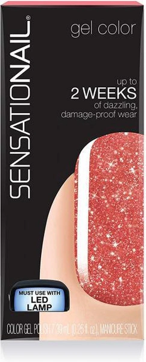 Sensationail Gel Color Nail Polish - Candy Cane Crush 3 Sensationail Gel Color Nail Polish - Candy Cane Crush - Afbeelding 3