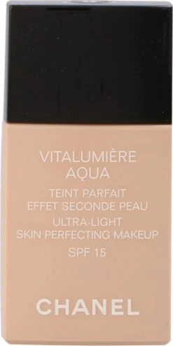 Chanel Vitalumiere Aqua Foundation - 30 Beige - SPF15 - 30 Ml 19 Chanel Vitalumiere Aqua Foundation - 30 Beige - SPF15 - 30 Ml -Max Factor Verkoop 600x1200 4