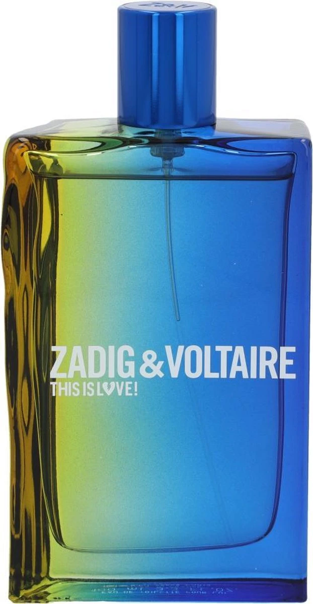 Zadig & Voltaire This Is Love! 100 Ml - Eau De Toilette - Herenparfum 4 Zadig & Voltaire This Is Love! 100 Ml - Eau De Toilette - Herenparfum - Afbeelding 4
