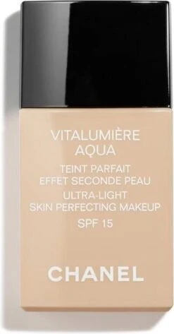 Chanel Vitalumiere Aqua Foundation - 30 Beige - SPF15 - 30 Ml 20 Chanel Vitalumiere Aqua Foundation - 30 Beige - SPF15 - 30 Ml -Max Factor Verkoop 626x1200