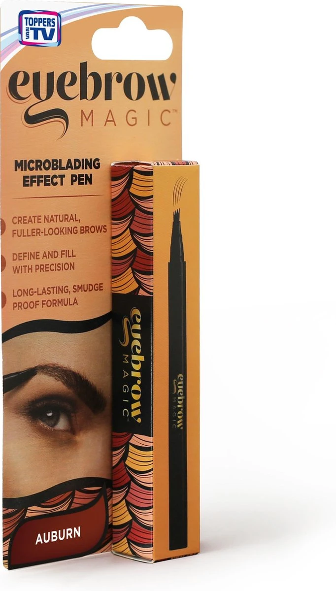 Eyebrow Magic Wenkbrauwpen - Donker Blond - Wenkbrauwpotloden - Microblading 2 Eyebrow Magic Wenkbrauwpen - Donker Blond - Wenkbrauwpotloden - Microblading - Afbeelding 2