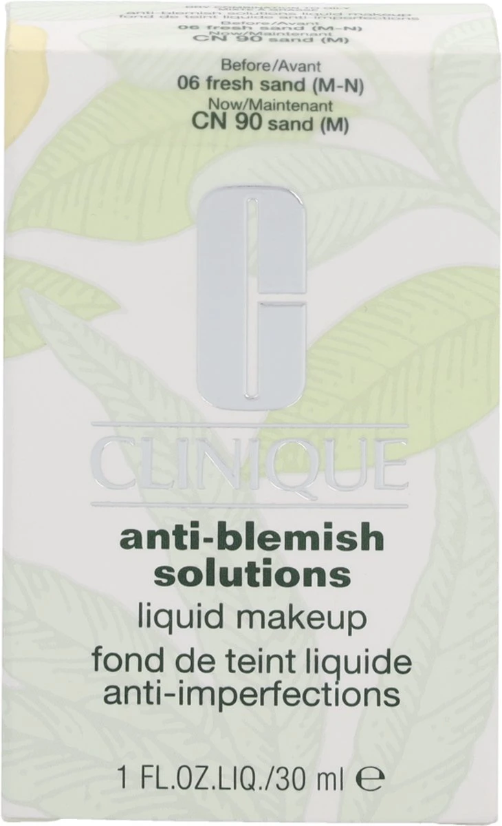 Clinique Anti Blemish Solutions Liquid Foundationl - 06 Fresh Sand 4 Clinique Anti Blemish Solutions Liquid Foundationl - 06 Fresh Sand - Afbeelding 4