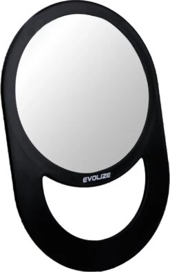 Evolize Onbreekbare Spiegel Met Handvat - Ø 16,5 Cm - Ophangbaar - Rond - Handspiegel - Kappersspiegel - Reisspiegel - Make Up - Afmeting: 28 X 19 Cm - Zwart -Max Factor Verkoop 753x1200 3