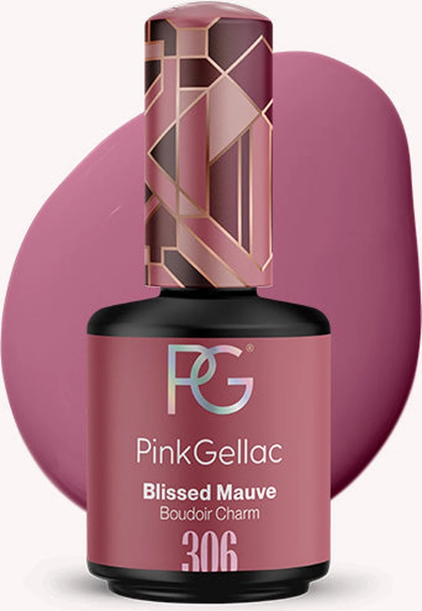 Pink Gellac - Blissed Mauve - Gellak - Paars -15 Ml 1 Pink Gellac - Blissed Mauve - Gellak - Paars -15 Ml
