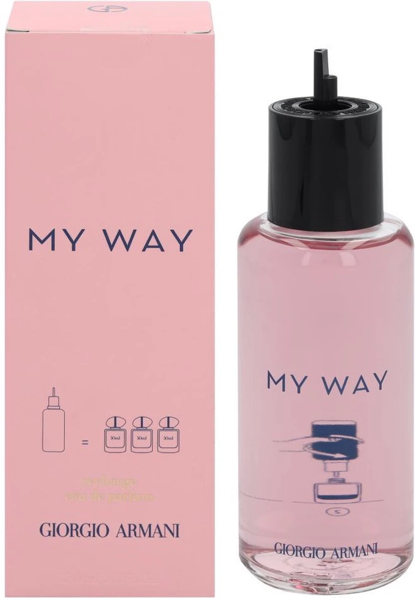 Giorgio Armani My Way Eau De Parfum Refill -150 Ml 3 Giorgio Armani My Way Eau De Parfum Refill -150 Ml - Afbeelding 3