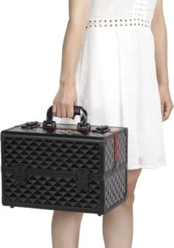 Make-upkoffer, Kapperskoffer, Cosmeticakoffer, Lege Nagelkoffer, Multikoffer, Afsluitbaar Voor Nageldesign/massageolie/fotoapparatuur, 34,7 X 22,2 X 25 Cm , Volledig Zwart HM-YAHEE-411233 13 Make-upkoffer, Kapperskoffer, Cosmeticakoffer, Lege Nagelkoffer, Multikoffer, Afsluitbaar Voor Nageldesign/massageolie/fotoapparatuur, 34,7 X 22,2 X 25 Cm , Volledig Zwart HM-YAHEE-411233 -Max Factor Verkoop 842x1200